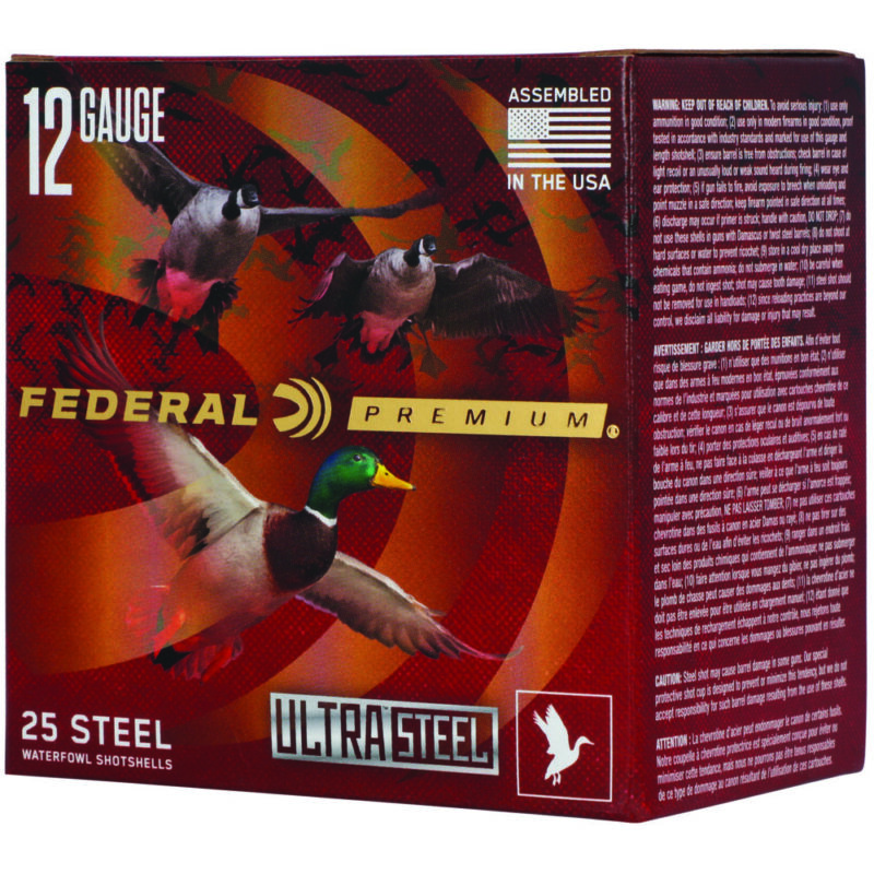 Federal Ultra Steel FLITECONTROL FLEX WAD 12 Gauge 3″ 25 Round Box
