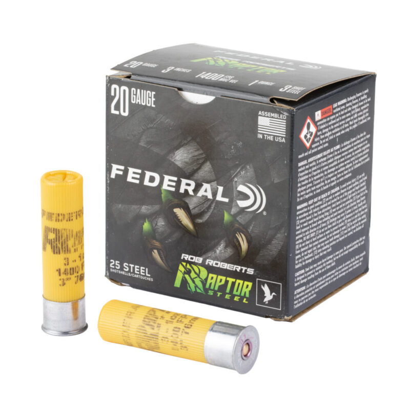 Federal Raptor Steel 20 Gauge 3″ #3