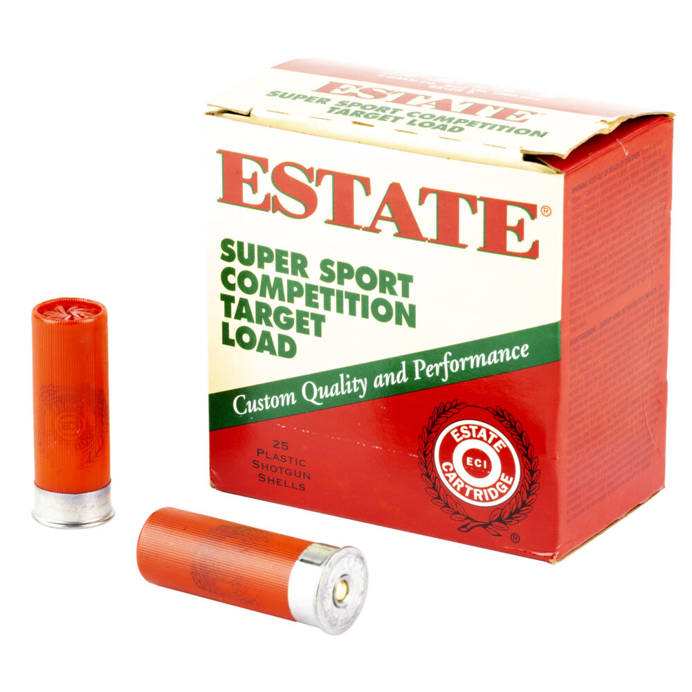 Federal Estate Super Sport 12 Gauge 2.75″ #8 25 Round Box