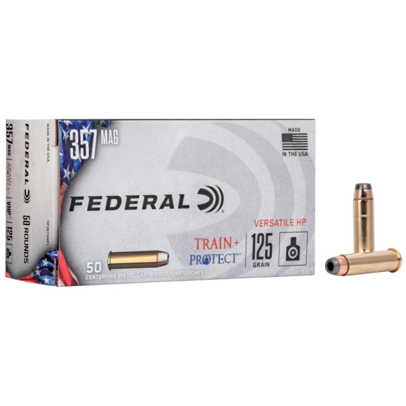 Federal Train & Protect 357 Magnum 125 Grain 50 Round Box