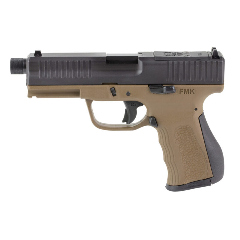 FMK Firearms Gen 3 Striker Fired 9mm 4.5″ Threaded Barrel 14 Rounds Burnt Bronze