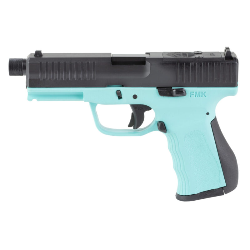 FMK Firearms Gen 3 Striker Fired 9mm 4.5″ Threaded Barrel 14 Rounds Blue Jay