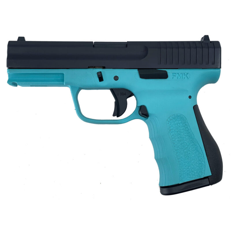 FMK Firearms 9C1G2 Striker Fired 9MM 3.87″ Barrel 10 Rounds Black/Blue Frame
