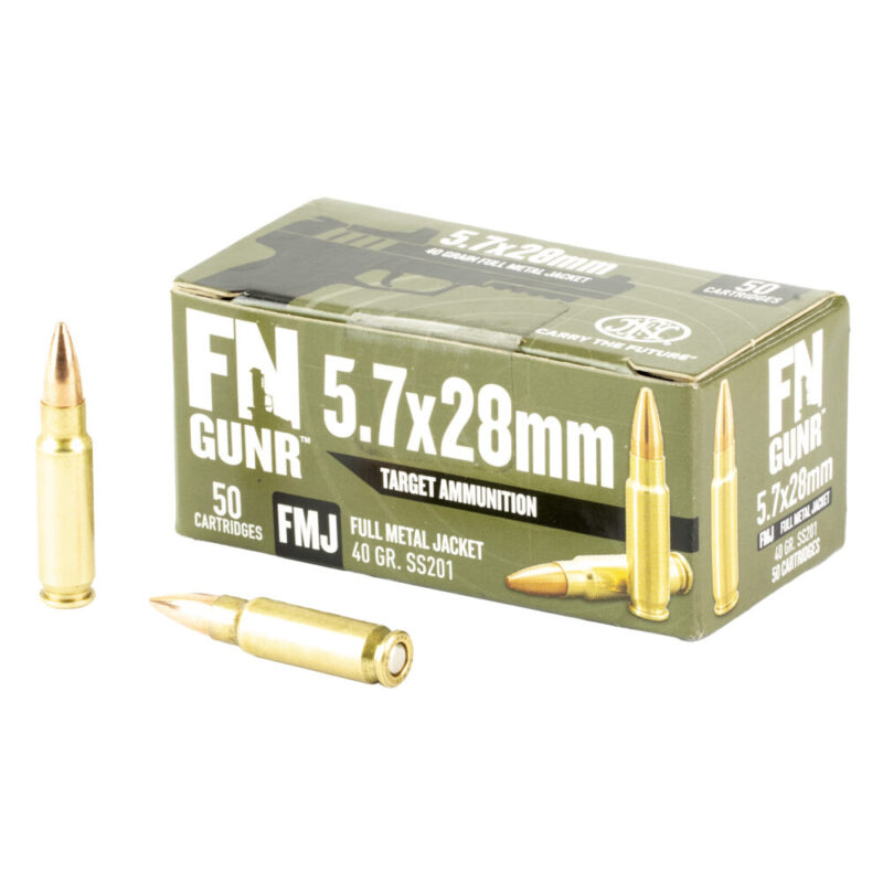 FN America Gunner Target Ammunition 5.7X28mm 40 Grain 50 Round Box