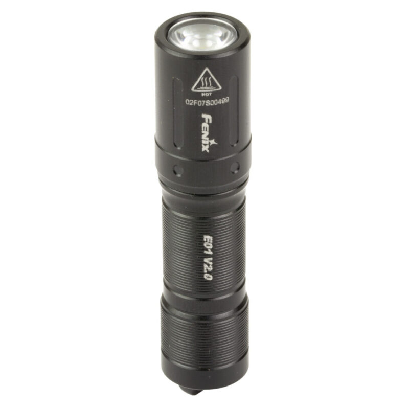 FENIX E01 V2 Flashlight 100 Lumens 2.62″ Long Includes (1)-AAA Battery White LED