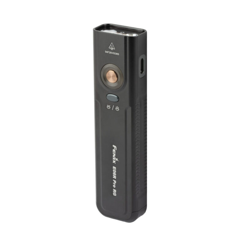 FENIX E06R PRO RG Flashlight 1600 Lumens 4.84″ Long White/Red LED with Green Laser