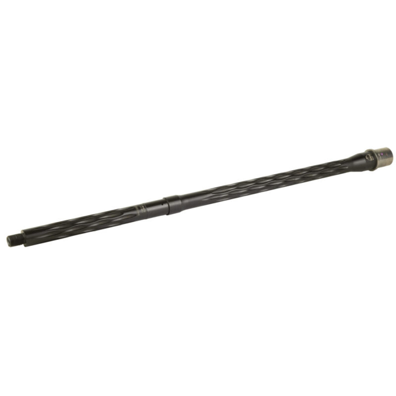 Faxon Firearms Match Series Flame Fluted Profile 22 ARC 20″ Threaded Barrel 1/2X28 Thread Pitch Black