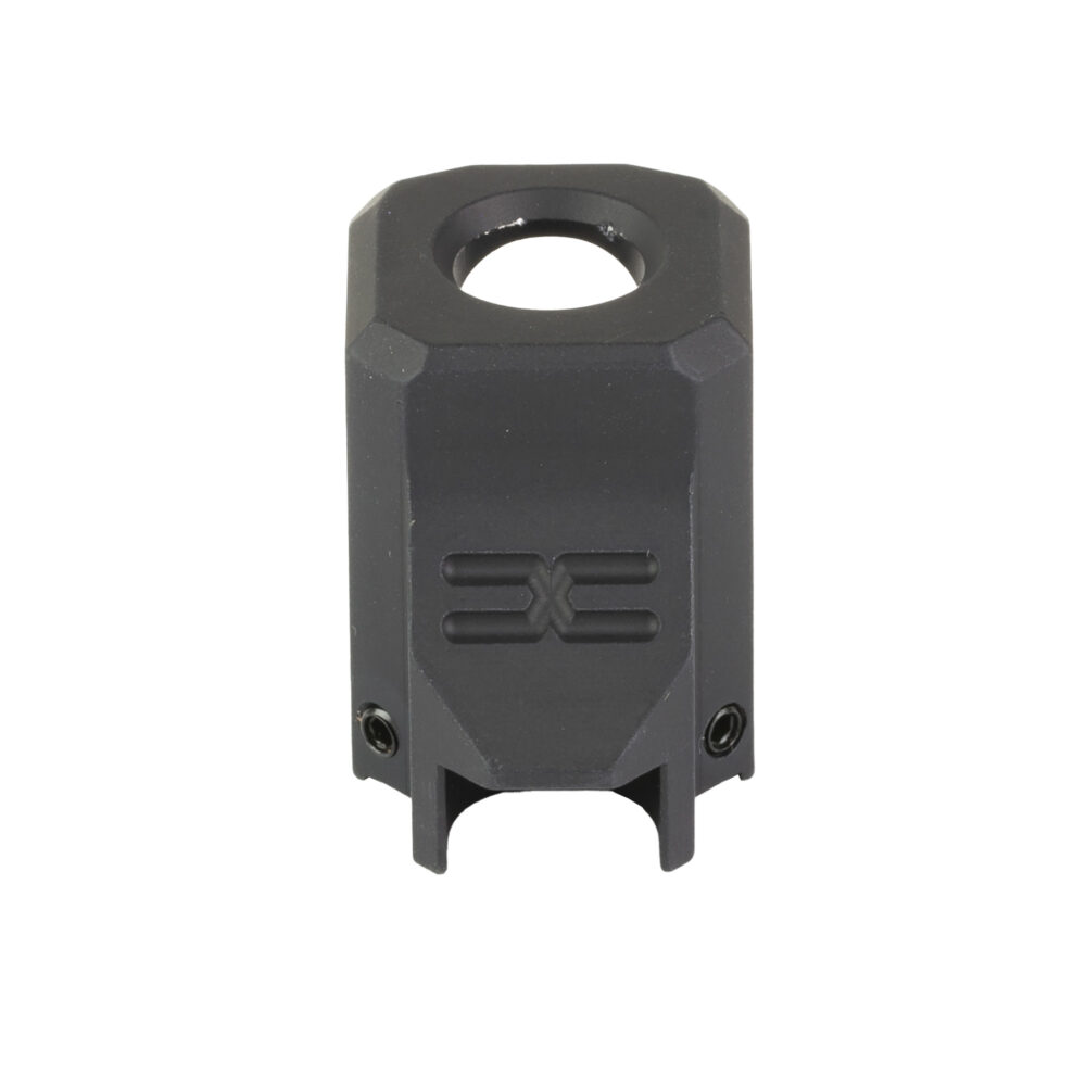 Faxon Firearms EXOS-533 Compensator 9MM Fits Glock 43/43X/48 Black