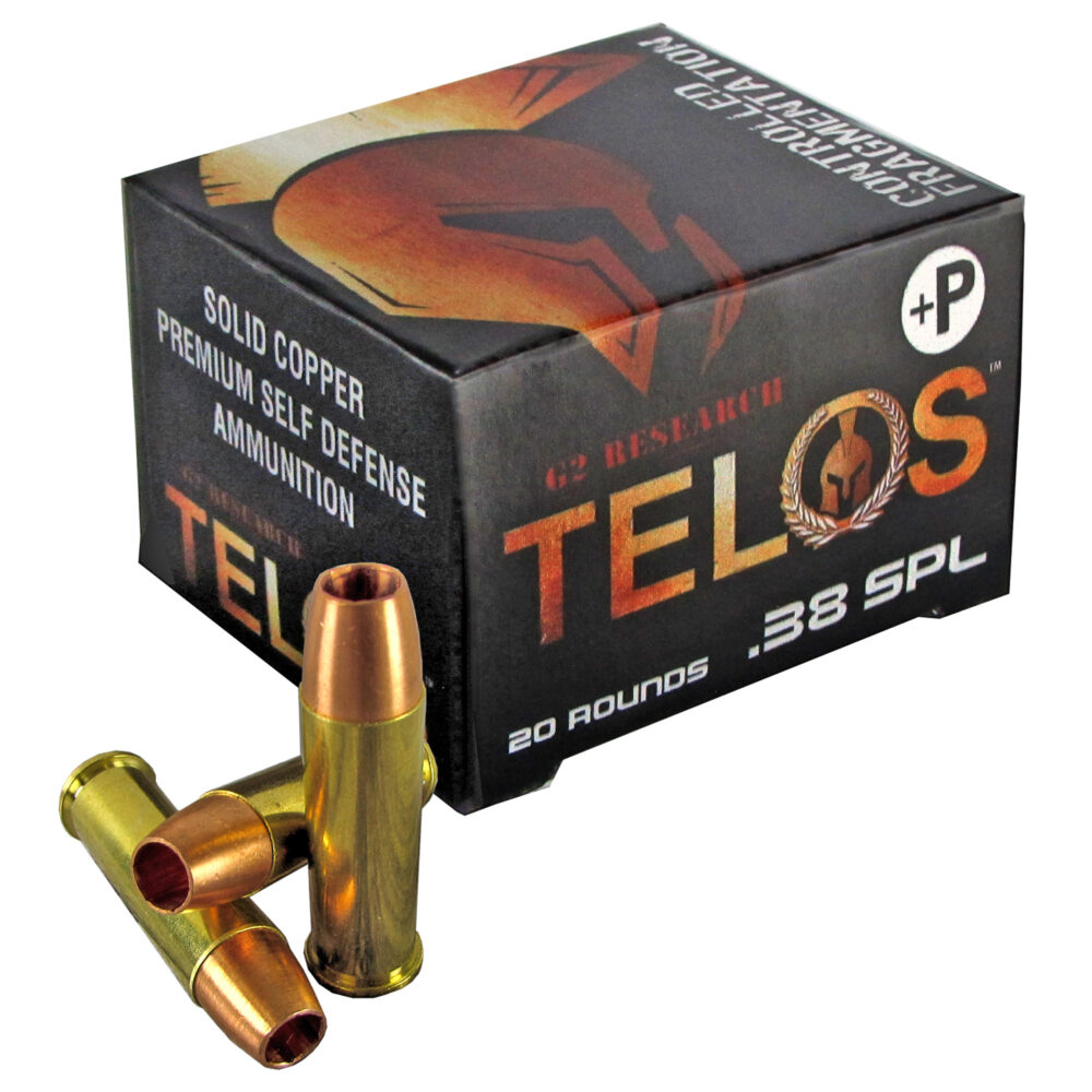 G2 Research Telos 38 Special +P 105 Grain 20 Round Box