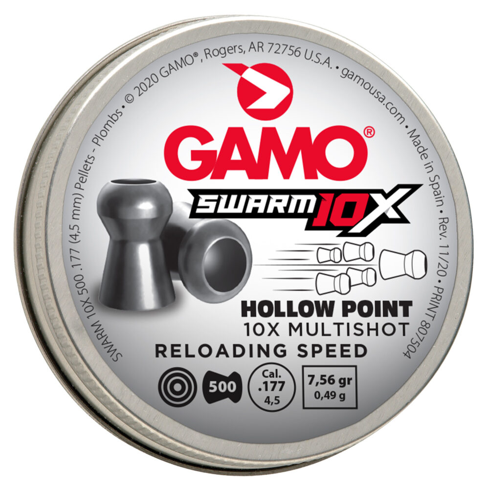 Gamo USA Swarm 10X .177 Pellet 500 Count Tin