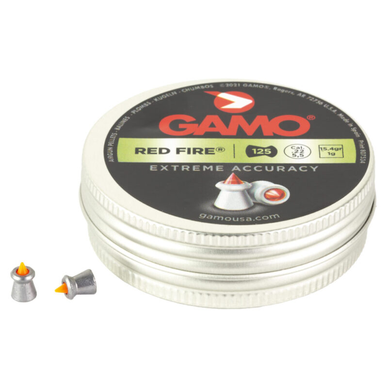 Gamo USA Red Fire .22 Pellets 125 Per Tin