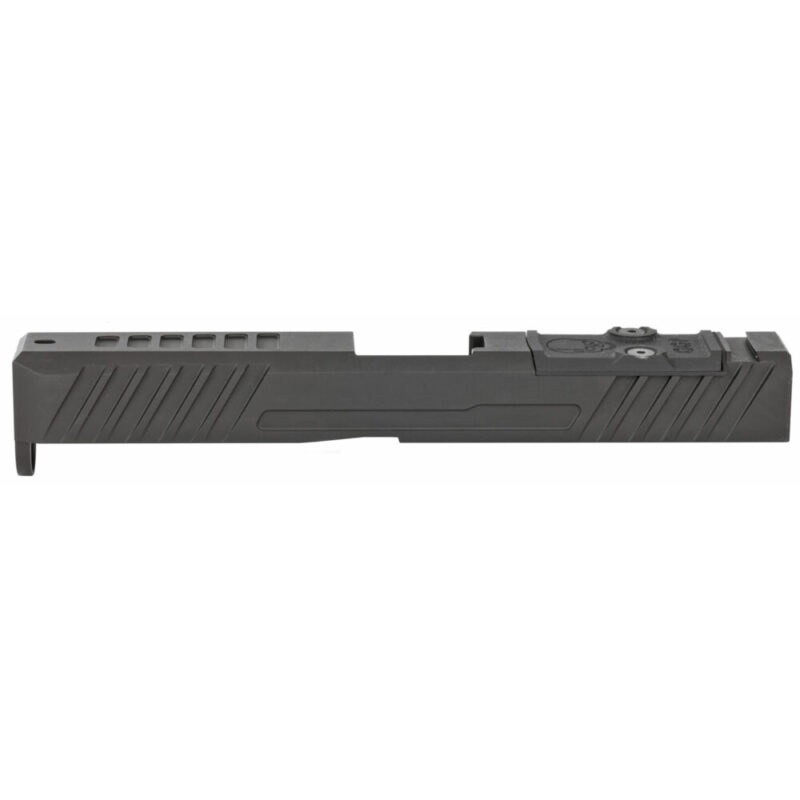 Grey Ghost Precision Stripped Slide Fits Glock 17 Gen 4 Version 3 Slide Pattern Black Nitride Finish