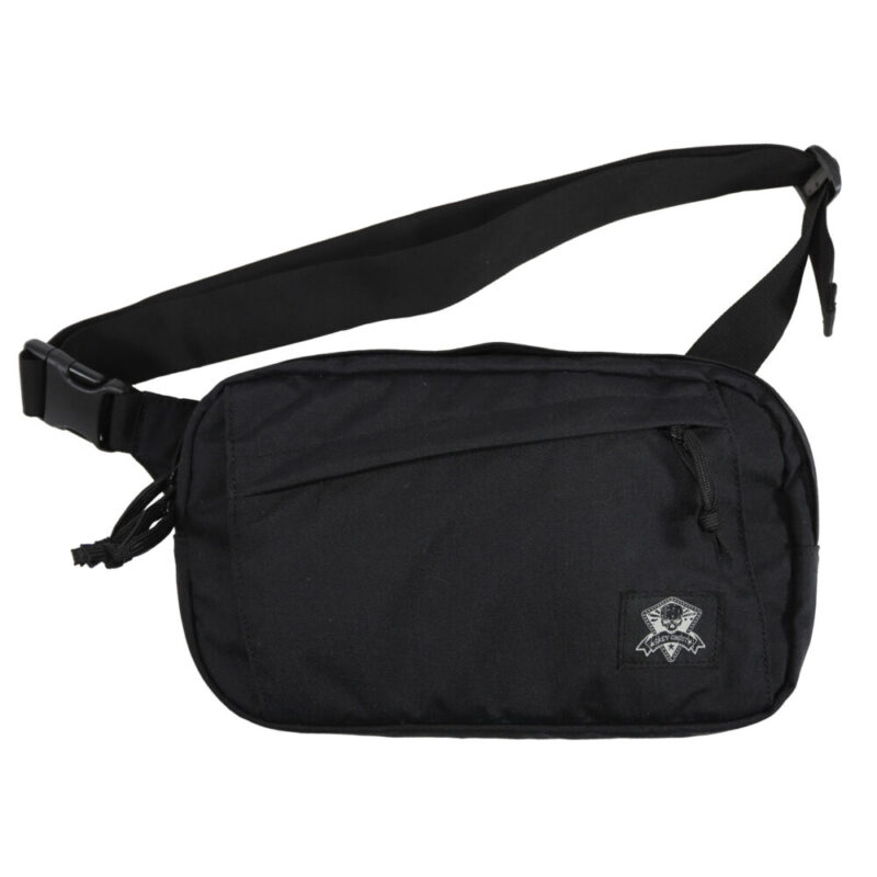 Grey Ghost Gear Crossbody Bag Nylon Construction Black