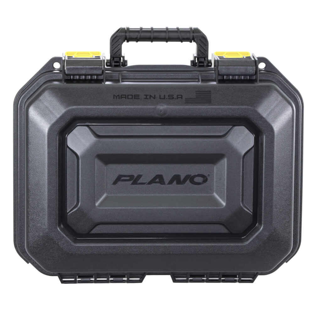 Plano All Weather 2 2 Pistol Case 5.3 lbs Black and Yellow