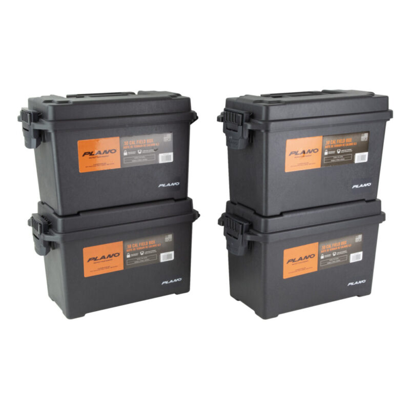 Plano Field/Ammo Box Deep 4 Pack 1.4 lbs Black