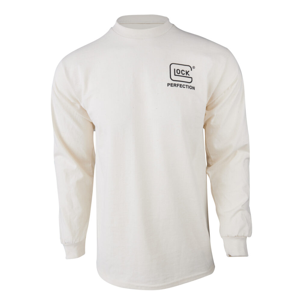 GLOCK OEM Born in Austria Long Sleeve T-Shirt Tan