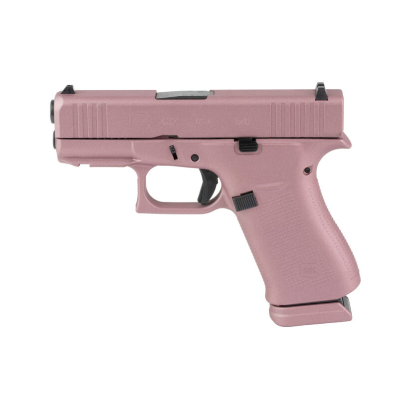 GLOCK 43X Semi-automatic 9MM 3.41″ Barrel 15 Rounds Pink