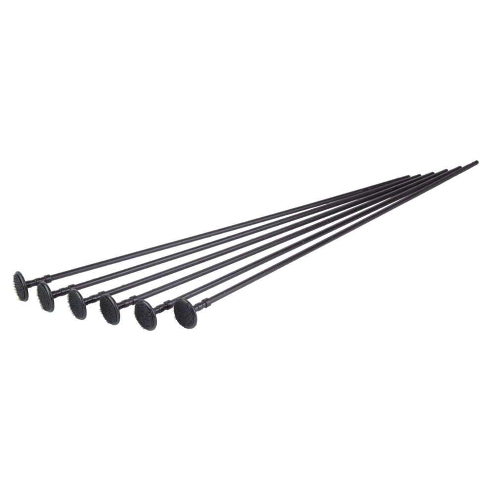 Gun Storage Solutions Rifle Rods Fit .22 Caliber and Larger 6 Pack Black