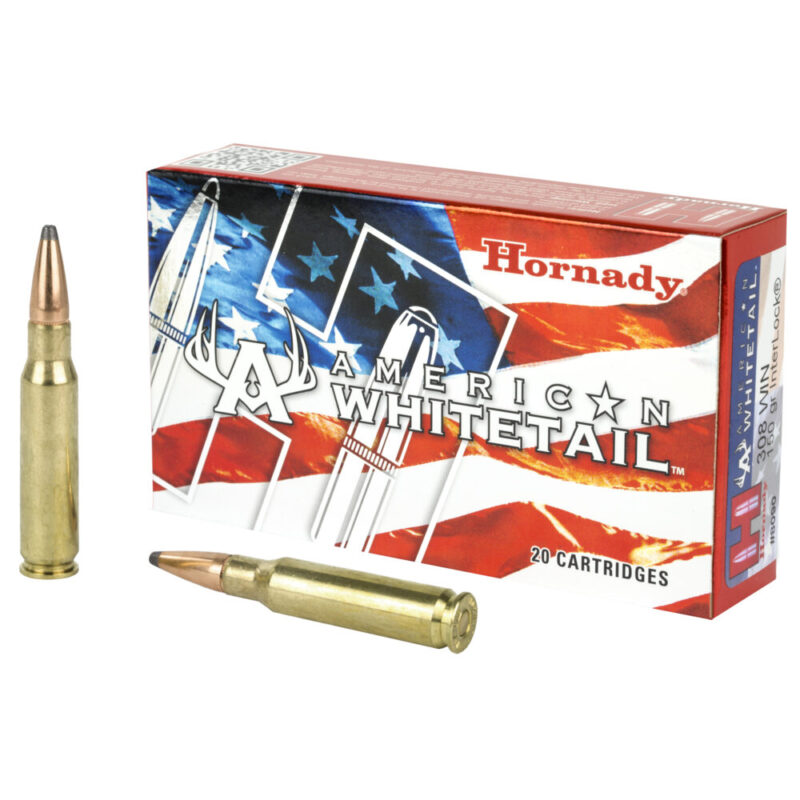 Hornady American Whitetail 308 Winchester 150 Grain 20 Round Box