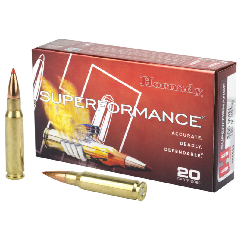 Hornady Superformance 308 Winchester 150 Grain 20 Round Box
