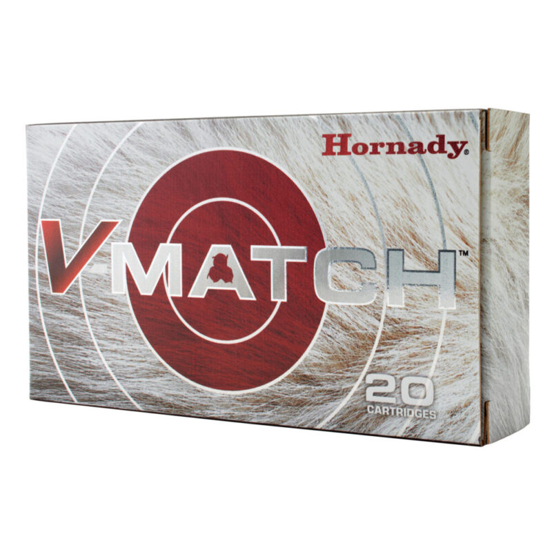 Hornady V-MATCH 6.5 Creedmoor 100 Grain 20 Round Box