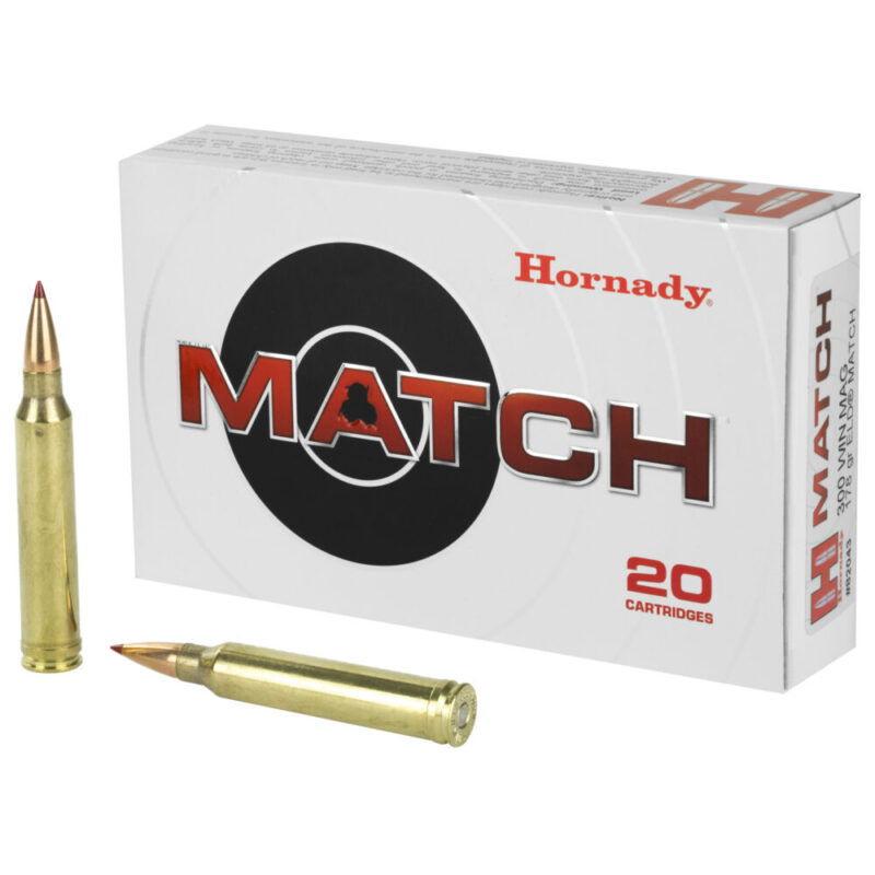 Hornady Match 300 Win 178 Grain 20 Round Box