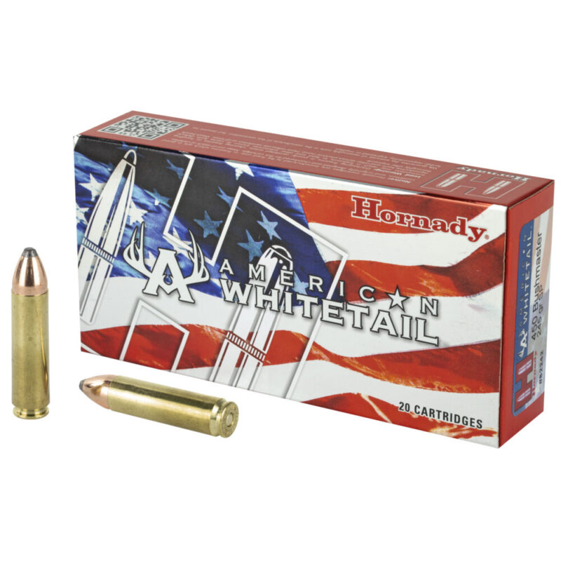 Hornady American Whitetail 450 Bushmaster 245 Grain 20 Round Box