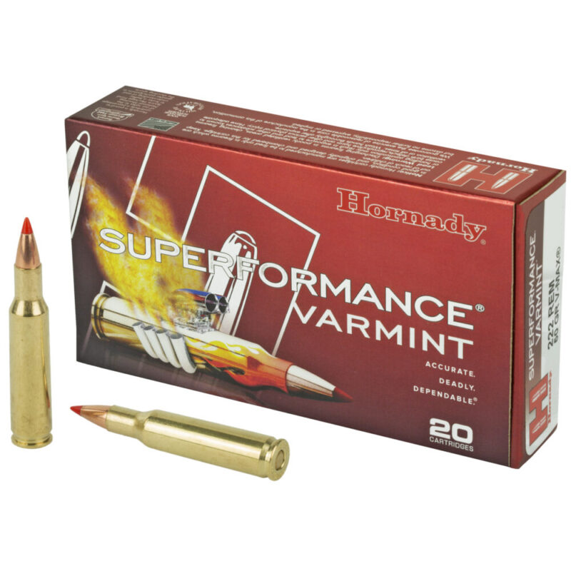 Hornady Superformance Varmint 222 Remington 50 Grain 20 Round Box