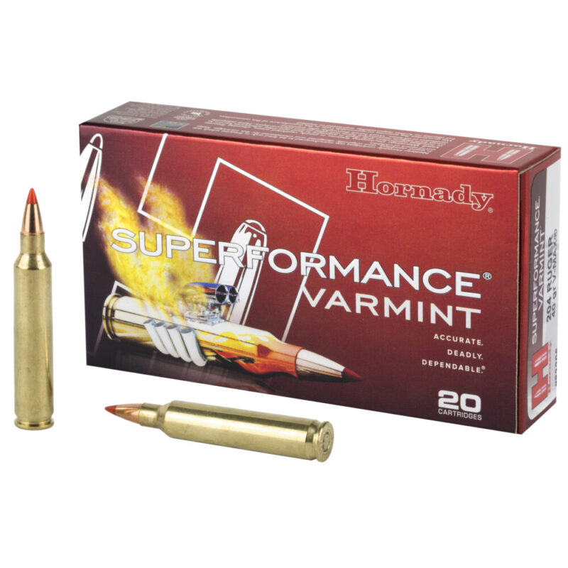 Hornady Superformance Varmint 204 Ruger 40 Grain 20 Round Box