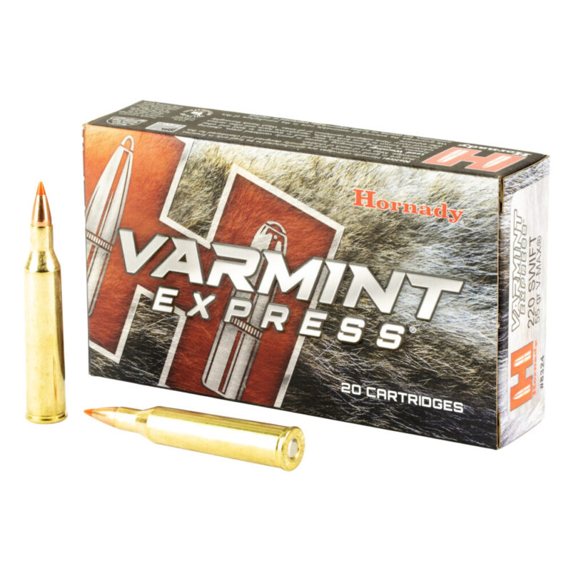 Hornady Varmit Express 220 Swift 55 Grain 20 Round Box
