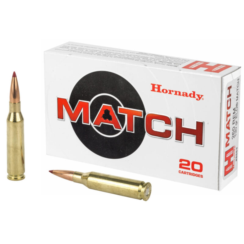 Hornady Match 260 Rem 130 Grain 20 Round Box