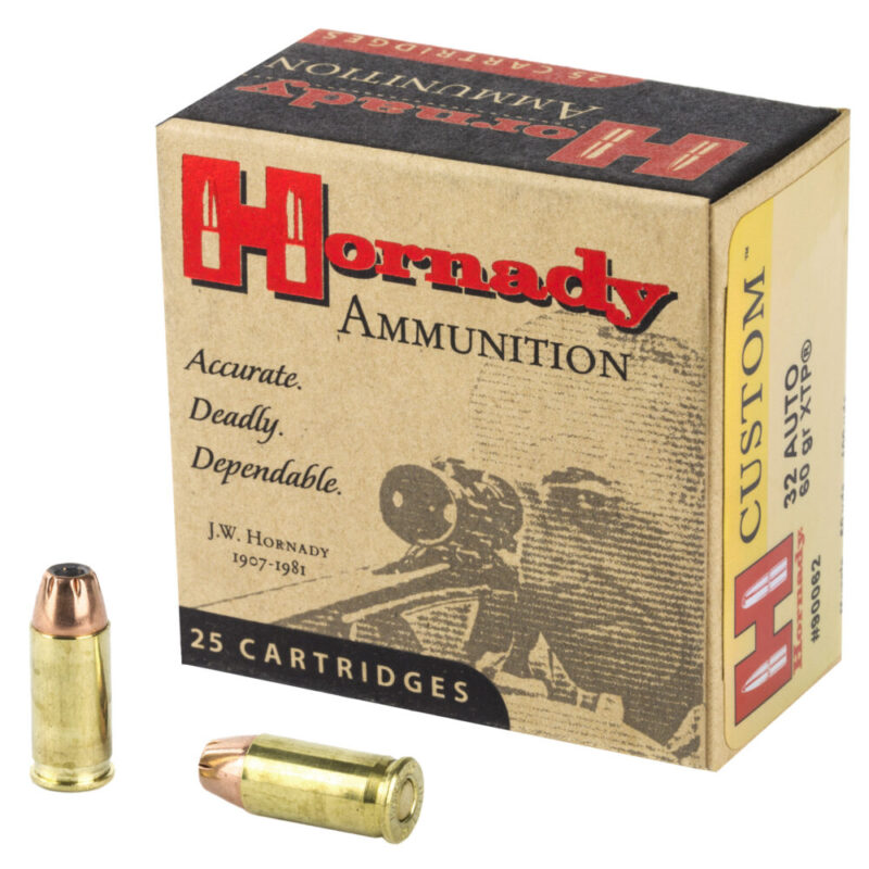 Hornady Custom Self Defense 32ACP 60 Grain 25 Round Box