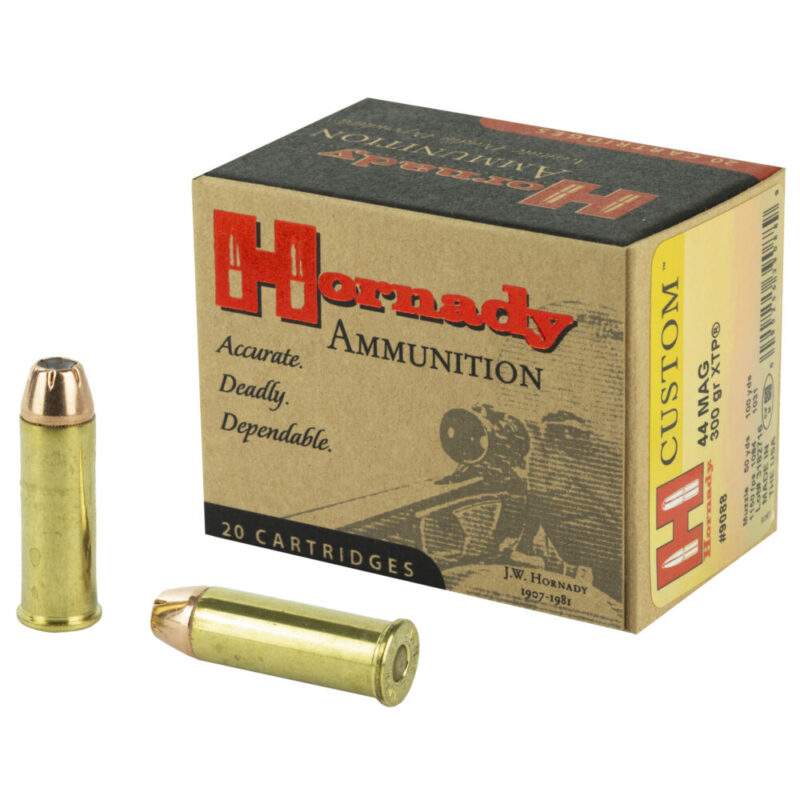 Hornady Custom 44 Mag 300 Grain 20 Round Box