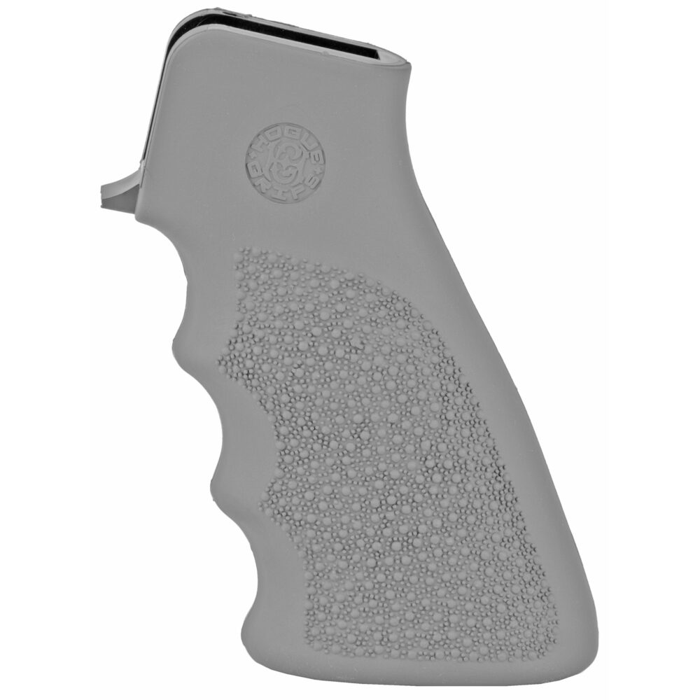 Hogue OverMolded Rifle Grip Finger Grooves Gray