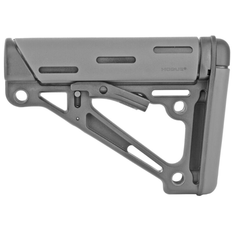 Hogue OverMolded Rifle Stock Mil-spec Collapsible Stock AR-15 Gray