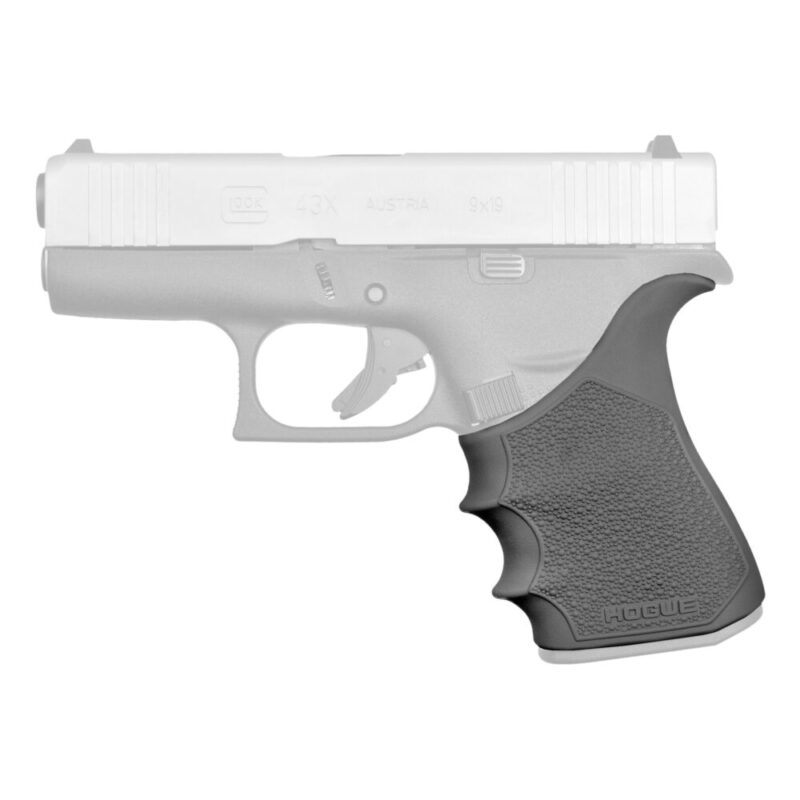 Hogue HandALL Beavertail Grip Sleeve Rubber Fits Glock 43x/48 Black