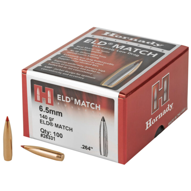 Hornady ELD-M 6.5MM 140 Grain 100 Count