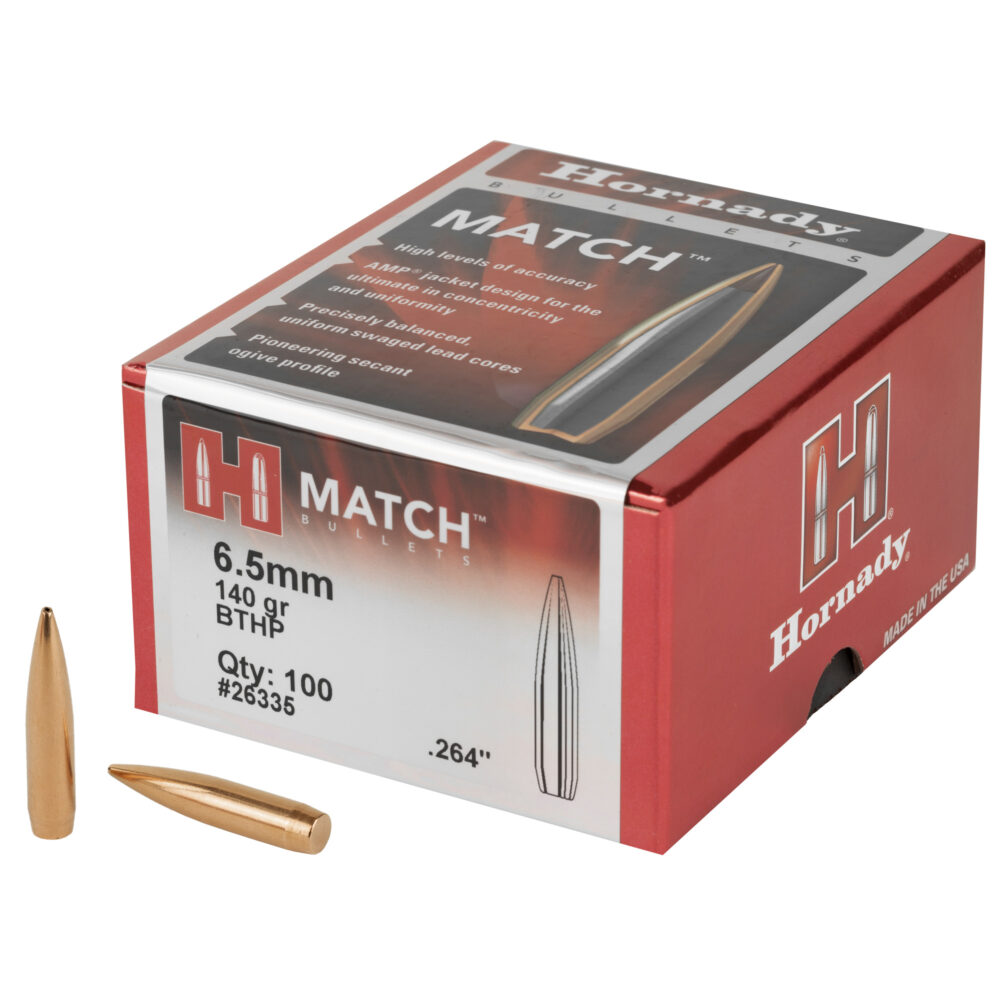 Hornady Match 6.5MM 140 Grain 100 Count