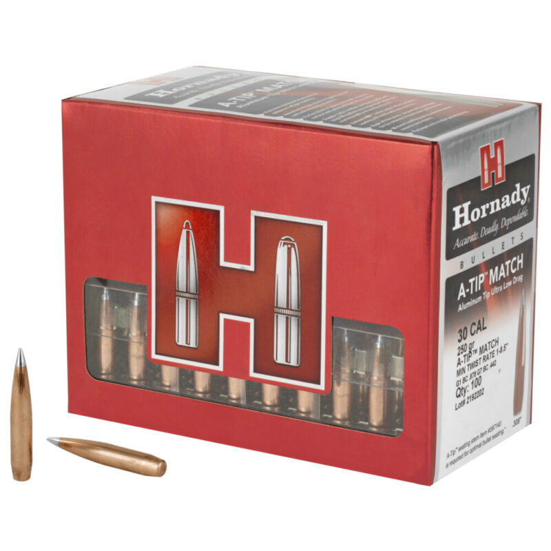 Hornady A-Tip Match .308 Caliber 30 Caliber 250 Grain