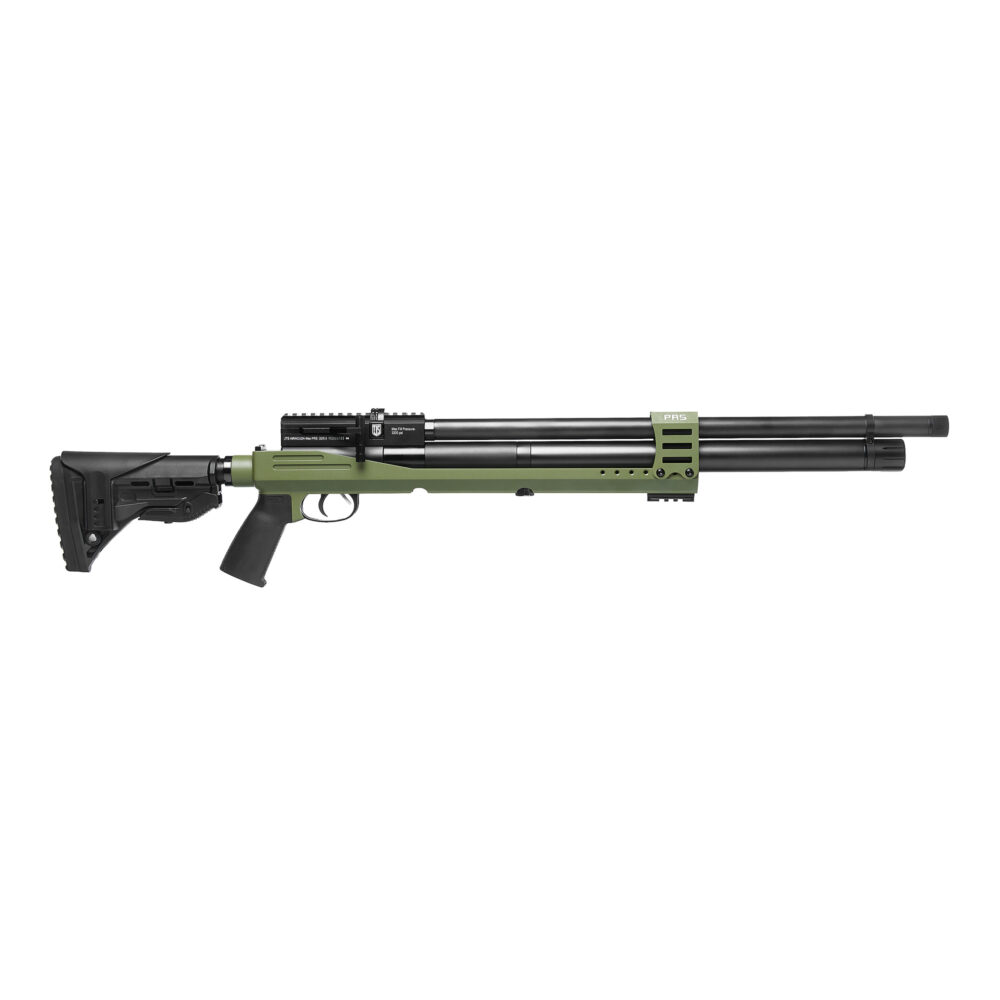 JTS Group Airacuda PRS Max Air Rifle .30 Caliber Pellet 860 Feet Per Second 18″ Barrel Green and Black