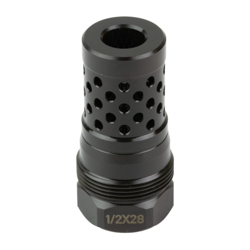 KAK Industry Plan B Radial Brake 1/2X28 Thread Pitch .223-9mm (.375″ Bore) Black