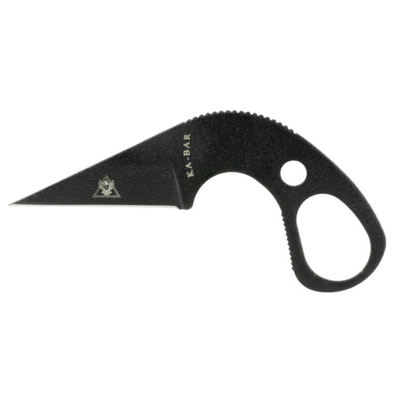 KA-BAR Knives TDI Last Ditch Knife Fixed Blade Knife 9cr18/Black Steel