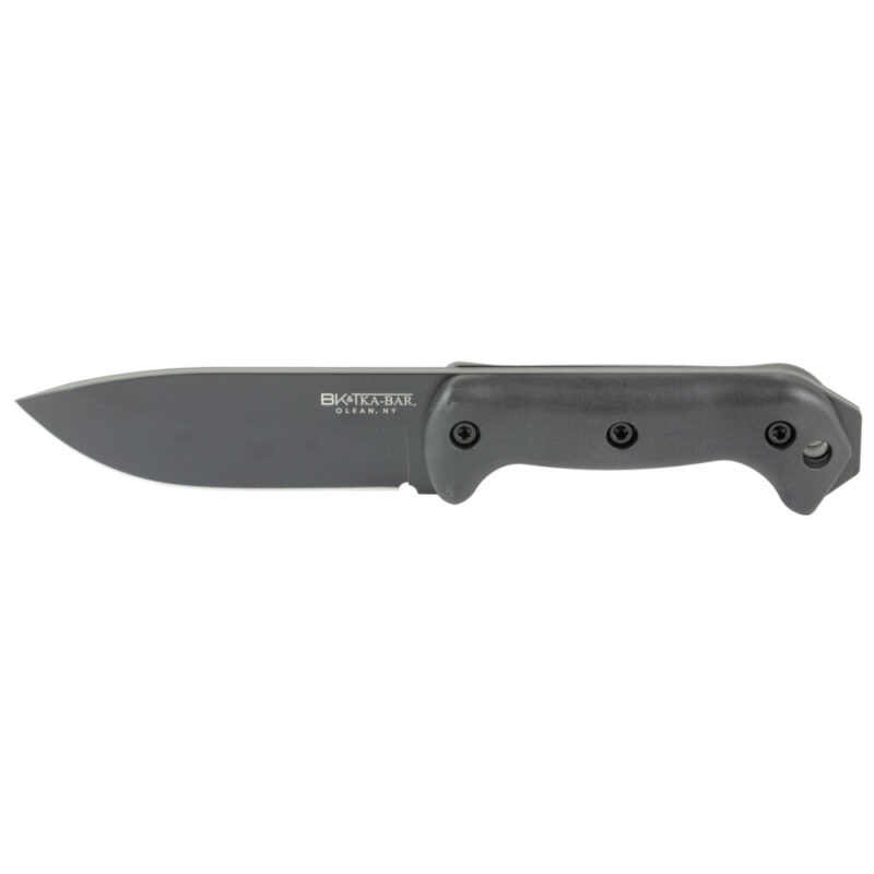 KA-BAR Knives Becker Campanion Fixed Blade Knife 1095 Cro-Van Black Blade Black Ultramid Handle