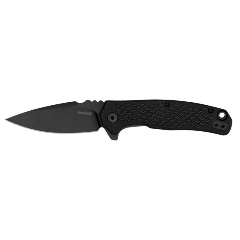 Kershaw Conduit Folding Knife 8Cr13Mov Steel 2.9″ Blade Black Oxide Coating