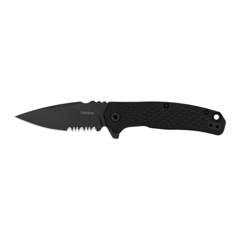 Kershaw Conduit Folding Knife 2.9″ Spear Point 8Cr13MoV Blade Steel Black Oxide Finish
