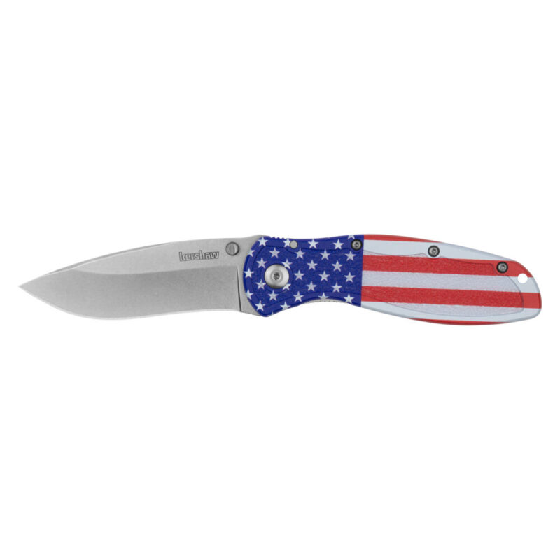 Kershaw Blur 3.4″ Recurve Blade 14C28N Blade Steel Silver