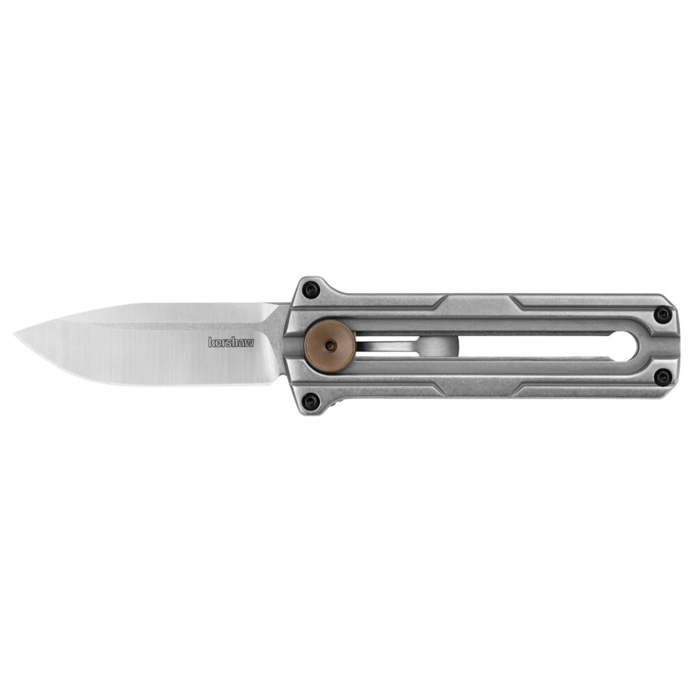 Kershaw Cybernet Folding Knife D2 Blade Steel 2.4″ Blade Silver