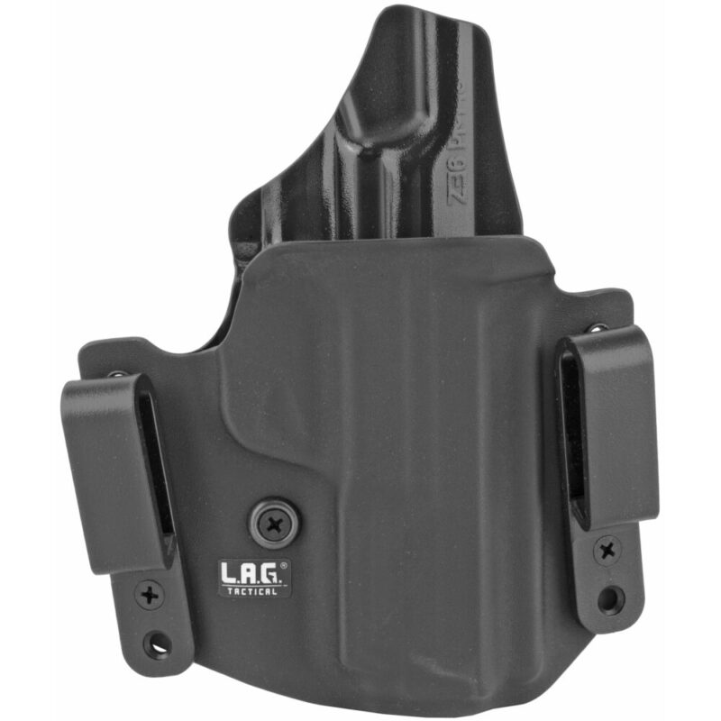 L.A.G. Tactical Inc. Defender Series Fits S&W Shield 9EZ Black Finish