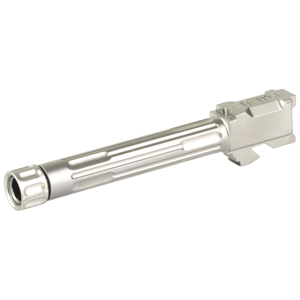 LanTac USA LLC 9INE Barrel Fluted Threaded 1/2-28 Fits Glock 17 Stainless Steel Finish