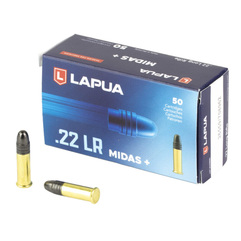 Lapua Midas+ 22 LR 40 Grain 50 Round Box